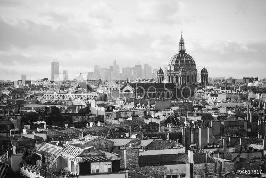 Bild på beautiful retro view of  Paris